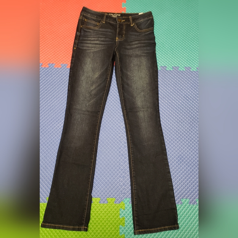 Maurices Deep Blue Boot Cut Jeans
